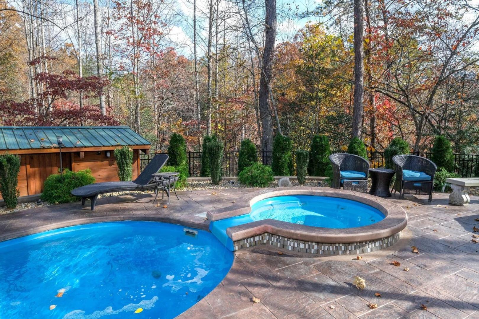 Pitter Patter Swimming Pool Ht Near D'Town Villa Gatlinburg Ngoại thất bức ảnh